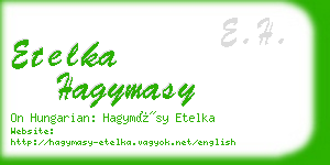 etelka hagymasy business card